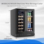 BODEGA 24" Dual Zone Wine & Beverage Cooler