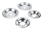 Whirlpool Chrome Round Electric Range Drip Bowls