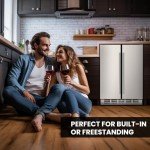 Mojgar 24" Outdoor Dual Zone Wine Fridge