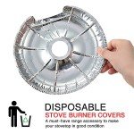 Dreyoo Disposable Electric Stove Burner Covers - 60 Pack