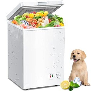 LifePlus 3.5 Cu Ft Compact Chest Freezer