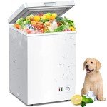 LifePlus 3.5 Cu Ft Compact Chest Freezer