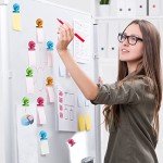 Colorful Heavy-Duty Magnetic Clips for Fridges