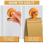 Colorful Heavy-Duty Magnetic Clips for Fridges