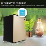 Whynter 2.1 cu.ft Energy Star Upright Freezer - Rose Gold