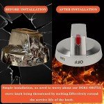TOMOON Gas Range Stove Knobs 5-Pack