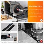 Stainless Steel Stove Gap Covers (2 Pack)