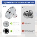 Samsung Electric Stove Knob Replacement Set of 4