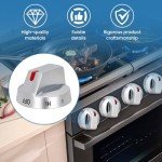 Samsung Electric Range Oven Stove Knobs (4-Pack)