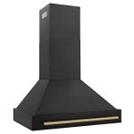 ZLINE 36" Black Stainless Steel Range Hood