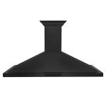 ZLINE 48" Black Stainless Steel Wall Mount Range Hood