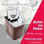 Frigidaire Portable Stainless Steel Ice Maker Machine