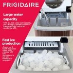 Frigidaire Portable Stainless Steel Ice Maker Machine