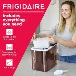 Frigidaire Portable Stainless Steel Ice Maker Machine