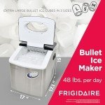 Frigidaire Extra Large Stainless Steel Ice Maker