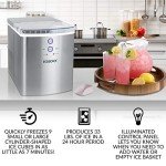 Portable Electric Ice Maker - 33 lbs Daily Output