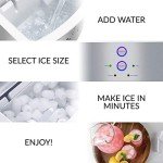 Portable Electric Ice Maker - 33 lbs Daily Output