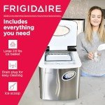 Frigidaire Extra Large Stainless Steel Ice Maker
