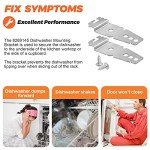 2-Pack Dishwasher Mounting Bracket with Screws
