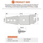 2-Pack Dishwasher Mounting Bracket with Screws