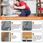 2-Pack Dishwasher Mounting Bracket with Screws