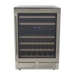 DUURA Elite Dual-Zone Metallic 46-Bottle Wine Cooler