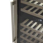 DUURA Elite Dual-Zone Metallic 46-Bottle Wine Cooler