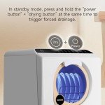 Compact Countertop Dishwasher with Built-In Water Tank