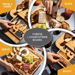 Bamboo Charcuterie Board Gift Set with Accessories