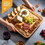 Bamboo Charcuterie Board Gift Set with Accessories