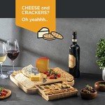 Bamboo Charcuterie Board Gift Set with Accessories