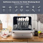 ARLIME Portable Compact Countertop Dishwasher - White