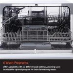 Magic Chef 6 Plate Energy Star Countertop Dishwasher
