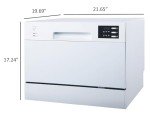 SPT Compact Countertop Dishwasher with Delay Start