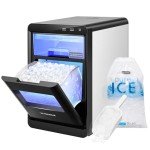 VIVOHOME Nugget Ice Maker for Home and Travel