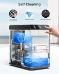 Portable Nugget Ice Maker with Self-Cleaning Feature