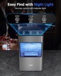 Portable Nugget Ice Maker with Self-Cleaning Feature