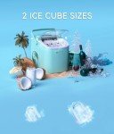 Ecozy Countertop Portable Ice Maker - Aqua