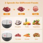 Qinkada Electric Food Processor with 2 Bowls