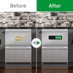 Clean Dirty Dishwasher Magnet for Kitchen (Black)
