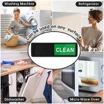 Clean Dirty Dishwasher Magnet for Kitchen (Black)