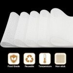 Medium Silicone Tray Mats for Freeze Dryer - 8 Pack