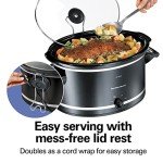 Hamilton Beach 8-Quart Slow Cooker with Lid Rest