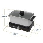West Bend 5-Quart Non-Stick Slow Cooker with Lid