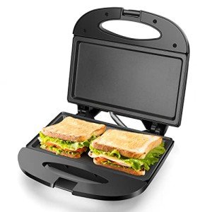 Aigostar Compact Non-Stick Sandwich Maker Black