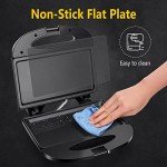 Aigostar Compact Non-Stick Sandwich Maker Black