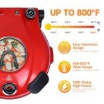 Davivy 12" Indoor Pizza Oven with Timer & Stone