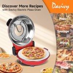 Davivy 12" Indoor Pizza Oven with Timer & Stone