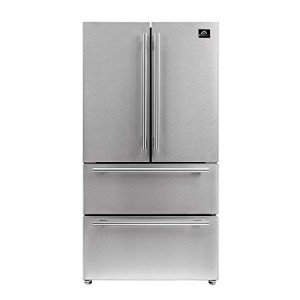 Forno Moena 36" French Door Refrigerator with Ice Maker
