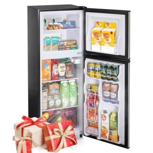 WANAI 4.5 Cu.Ft Double Door Mini Refrigerator